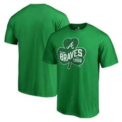 Men's Atlanta Braves Fanatics Branded Green Big & Tall St. Patrick's Day Paddy's Pride T-Shirt