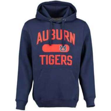 Men's Auburn Tigers Athletic Issued Pullover Hoodie - Navy Blue