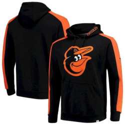 Men\'s Baltimore Orioles Fanatics Branded Iconic Fleece Pullover Hoodie Black & Orange