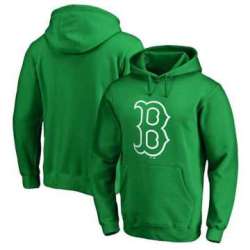 Men\'s Boston Red Sox Fanatics Branded Kelly Green St. Patrick\'s Day White Logo Pullover Hoodie