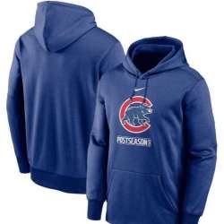 Men\'s Chicago Cubs Nike Royal 2020 Postseason Collection Pullover Hoodie