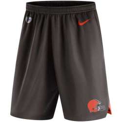 Men's Cleveland Browns Nike Brown Knit Performance Shorts