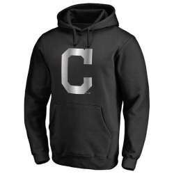 Men's Cleveland Indians Platinum Collection Pullover Hoodie LanTian - Black