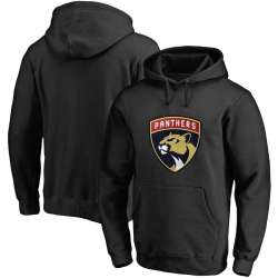 Men\'s Customized Florida Panthers Black All Stitched Pullover Hoodie
