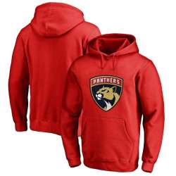 Men\'s Customized Florida Panthers Red All Stitched Pullover Hoodie