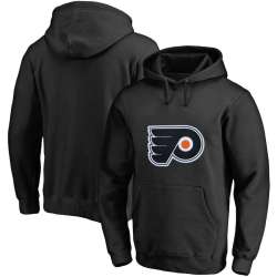Men\'s Customized Philadelphia Flyers Black All Stitched Pullover Hoodie