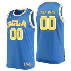 Men's Customized UCLA Bruins Blue College Basketball Jersey