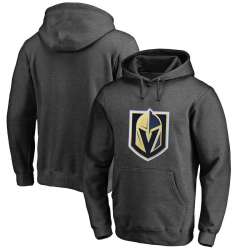 Men\'s Customized Vegas Golden Knights Dark Gray All Stitched Pullover Hoodie