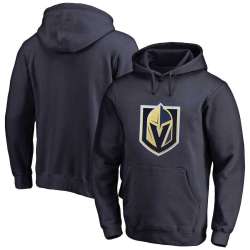 Men\'s Customized Vegas Golden Knights Navy All Stitched Pullover Hoodie