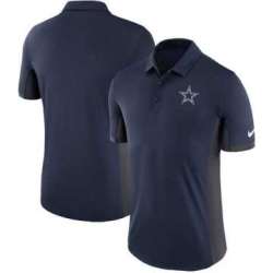Men's Dallas Cowboys Nike Navy Charcoal Evergreen Polo 90Hou