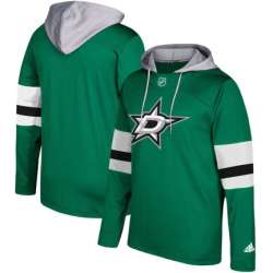 Men\'s Dallas Stars Adidas Green Silver Jersey Pullover Hoodie