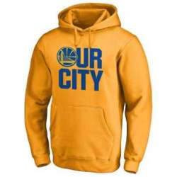 Men\'s Golden State Warriors Gold Hometown Collection Our City Hoodie FengYun