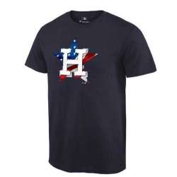 Men's Houston Astros Navy Banner Wave T-Shirt