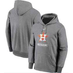 Men\'s Houston Astros Nike Gray 2020 Postseason Collection Pullover Hoodie