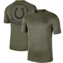 Men's Indianapolis Colts Nike Olive 2019 Salute to Service Sideline Seal Legend Performance T Shirt