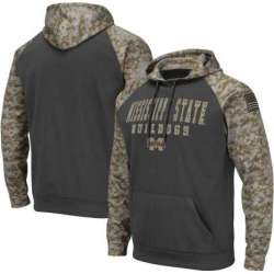Men's Mississippi State Bulldogs Gray Camo Pullover Hoodie