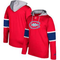 Men's Montreal Canadiens Adidas Red Silver Jersey Pullover Hoodie