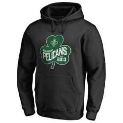 Men\'s New Orleans Pelicans Fanatics Branded Black Big & Tall St. Patrick\'s Day Paddy\'s Pride Pullover Hoodie FengYun