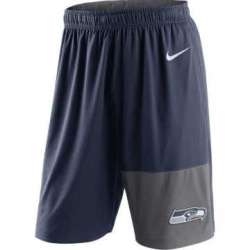 Men\'s Nike Seattle Seahawks Navy NFL Shorts FengYun