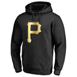 Men's Pittsburgh Pirates Gold Collection Pullover Hoodie LanTian - Black