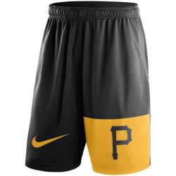 Men's Pittsburgh Pirates Nike Black Cooperstown Collection Dry Fly Shorts FengYun