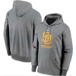 Men's San Diego Padres Nike Gray 2020 Postseason Collection Pullover Hoodie