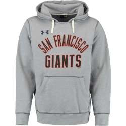 Men's San Francisco Giants Under Armour Legacy Fleece Hoodie - Gray