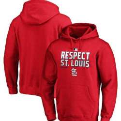 Men\'s St. Louis Cardinals Red 2020 Postseason Collection Pullover Hoodie