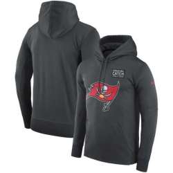 Men\'s Tampa Bay Buccaneers Anthracite Nike Crucial Catch Performance Hoodie