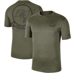 Men's Tampa Bay Buccaneers Nike Olive 2019 Salute to Service Sideline Seal Legend Performance T Shirt