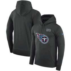 Men's Tennessee Titans Anthracite Nike Crucial Catch Performance Hoodie