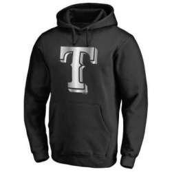 Men\'s Texas Rangers Platinum Collection Pullover Hoodie LanTian - Black