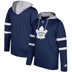 Men's Toronto Maple Leafs Adidas Blue Silver Jersey Pullover Hoodie