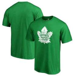 Men's Toronto Maple Leafs Fanatics Branded St. Patrick's Day White Logo T-Shirt Kelly Green FengYun