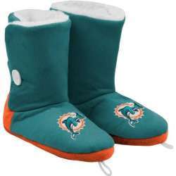 Miami Dolphins Slippers - Womens Boot (12 pc case) CO