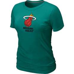 Miami Heat Big & Tall Primary Logo L.Green Women's T-Shirt