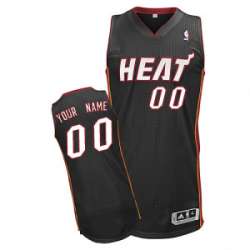 Miami Heat Custom black Road Jerseys