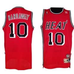 Miami Heat #10 Tim Hardaway Red Throwback Swingman Jerseys