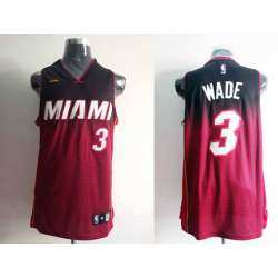 Miami Heat #3 Dwyane Wade 2013 Drift Fashion Red Jerseys