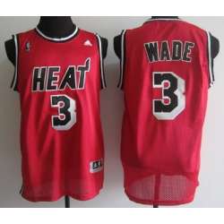 Miami Heat #3 Dwyane Wade 2013 Red Swingman Jerseys