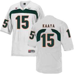 Miami Hurricanes 15 Brad Kaaya White College Football Jersey DingZhi