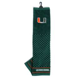 Miami Hurricanes 16x22 Embroidered Golf Towel