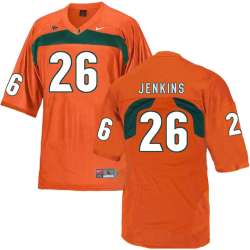 Miami Hurricanes 26 Rayshawn Jenkins Orange College Football Jersey DingZhi