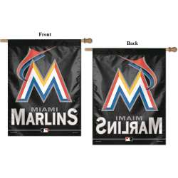 Miami Marlins Banner 28x40 Vertical - Special Order