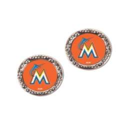 Miami Marlins Earrings Post Style - Special Order