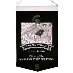 Michigan State Spartans Banner 15x24 Wool Stadium Spartan Stadium