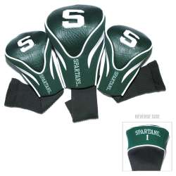 Michigan State Spartans Golf Club Headcover Set 3 Piece Contour Style - Special Order