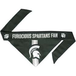 Michigan State Spartans Pet Bandanna Size L - Special Order