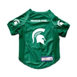 Michigan State Spartans Pet Jersey Stretch Size Big Dog - Special Order