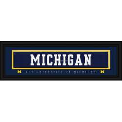 Michigan Wolverines Stitched Uniform Slogan Print - MICHIGAN